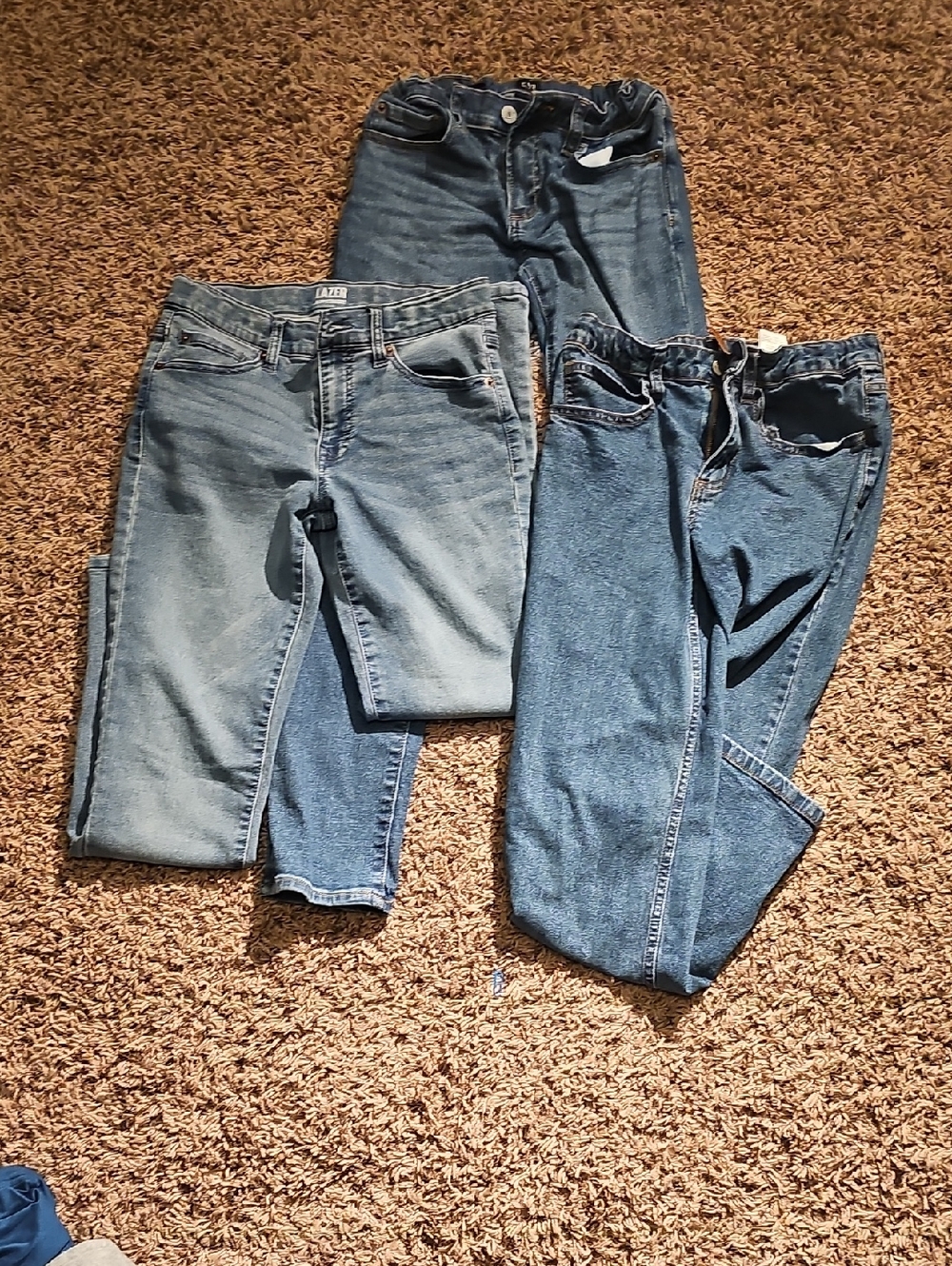 Carhartt Kids Blue Denim Jeans Trio